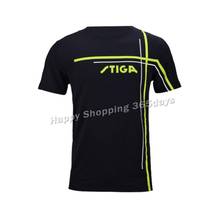 New arrival original Stiga Table tennis clothes sportswear quick dry short sleeved men ping pong Shirt Badminton Sport Jerseys 2024 - buy cheap