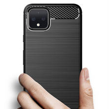 Чехол из углеродного волокна противоударный чехол для телефона для Google Pixel 4 4XL Pixel 3a 3aXL Pixel 2 2XL Pixel 3 3xl XL Чехол бампер Чехол 2024 - купить недорого
