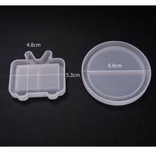 New Quicksand Mold Snowflake Round Square Model DIY Handmade Pendant Jewelry Making Silicone Molds Crystal Epoxy Mould A0KD 2024 - buy cheap