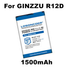 LOSONCOER R12D Replacement Li-ion Batteries 1500mAh For GINZZU R12D Mobile Phone Battery R12D Battery ~In Stock 2024 - buy cheap