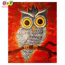 DPF 5D Diamond Painting Diamond Cross-stitch Mosaic animal owl Rhinestones Paste Painting home decor painting 2024 - buy cheap