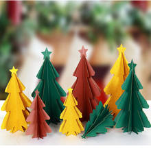 6 шт./лот 3D мини-украшения для рождественской елки, Искусственная елка, подвесные Подвески, рождественские украшения для дома, новый год, Рождество 2024 - купить недорого