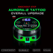 Fuente de alimentación para máquinas de tatuaje, LCD Mini AURORA II, profesional, con adaptador de corriente 2024 - compra barato