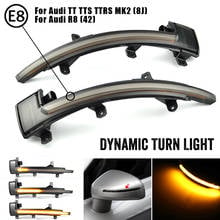 Luz sinal de seta para retrovisor lateral, led, seta 2007, 2014, 2008, 2010, ttrs, audi tt mk2, 8j, tts r8, 2011-2012 2024 - compre barato