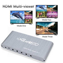 Conversor multivisualizador de vídeo para tv, pc, laptop e projetor, 4 entrada 1 saída, 4x1 2024 - compre barato