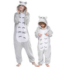 Monos de Totoro con dibujos de Stitch para mujer, hombre, niña y niño, pijamas divertidos, traje de fiesta, disfraces suaves para el hogar de invierno 2024 - compra barato