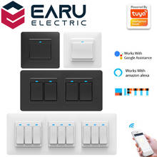 1 2 3 Gang 10A WiFi Smart Timer Light Wall Switch Push Button Switch Smart Life Tuya APP Voice Remote Control Alexa Google Home 2024 - buy cheap