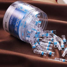 100 Uds Filtro de tubo desechable para fumar tabaco alquitrán reducir filtro accesorios para fumar filtro contenedor de limpieza 2024 - compra barato