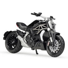 Bburago-motocicleta modelo 2016 Xdiavel S de Metal fundido a presión, juguete de bicicleta para niños, colección de regalo, 1:18 2024 - compra barato