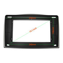 10.1 inch Fasxia Car Audio Frame Car Radio Fascia,gps navigation fascia panel is suitable for BENZ VITO (10.1INCH) 2024 - buy cheap
