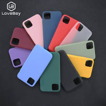 Чехол Lovebay для телефона iPhone 11 Pro Max X XR XS Max, простой мягкий однотонный чехол из ТПУ карамельных цветов на заднюю крышку для iphone 5, 6, 6s, 7, 8 Plus, 6, 6s, 7, 8 Plus 2024 - купить недорого