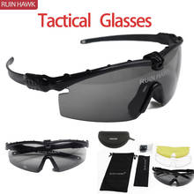 Gafas de sol militares de protección UV400 para hombres, gafas deportivas para Paintball, gafas para disparar 2024 - compra barato
