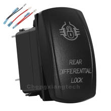Rear Diff Lock Up Blue & Red Led Rocker Switch ARB Carling 5P SPST ON/OFF 12v/24v +Jumper Wires Set Car Boat Truck Waterproof 2024 - buy cheap