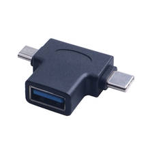 Adaptador USB OTG 3,0 tipo C 3,1, Micro USB macho a USB 2,0, adaptador de cambio, Conector de datos, 2 en 1 2024 - compra barato