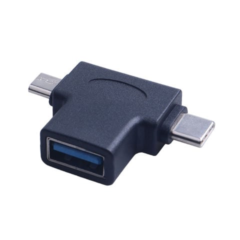 2 в 1 USB адаптер OTG USB 3,0 type-C 3,1 Micro USB мужчина к USB 2,0 Сменный адаптер соединитель Адаптер для передачи данных 2022 - купить недорого