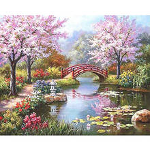 40x50cm Frameless painting by numbers Nature Landscape On Canvas pictures by numbers Home Decoration DIY For Unique Gift 2024 - buy cheap