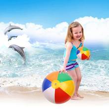 Надувной пляжный мяч, летняя уличная игра в бассейн, игрушка для плавания, водные игры, спортивный водный мяч, оборудование для воспроизведения воды 2024 - купить недорого