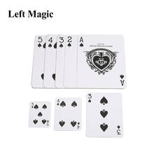 1 Set See Who'S Playing The Big Card Poker Magic Tricks Close Up Stage Props Illusion Accessary Magician Magic Gimmick 2024 - buy cheap
