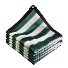 Garden Sun Shade Sail Green and White Stripes Sun Shelter Outdoor Protection Covers  Square Patio Glass House Customized Size 2024 - buy cheap
