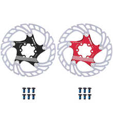 MEROCA-freno de disco para bicicleta de montaña, Rotor de freno ultraligero de 6 clavos, disipación de calor fuerte, 160/180/203mm 2024 - compra barato