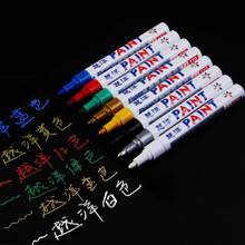 Environmental Protection Paint Marker Pen Oily Painting Pen Permanent Waterproof Marker Pen Universal 12 Colors Doodle Pen 2024 - buy cheap