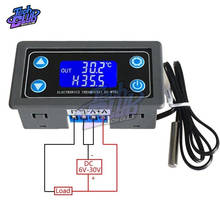DC 6V-30V 10A Thermostat Digital Temperature Humidity Controller  Thermal Regulator Thermocouple LCD Display  Sensor meter 2024 - buy cheap