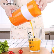 Exprimidor Manual portátil de cítricos, máquina exprimidora de frutas de naranja y limón, vida saludable, vaso de zumo de naranja de 300ML 2024 - compra barato