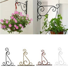 Plant Stand Flower Pot Hooks Holder New Creative Hot Wrought Iron Pendant Plant Stand Flower Pot Hook Frame Garden Decoration 2024 - buy cheap