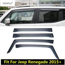 Lapetus-visera protectora para ventana de coche, accesorios para Jeep Renegade 2015-2020, toldos, lluvia, viento, sol, Deflector, Kit de cubiertas de ventilación 2024 - compra barato