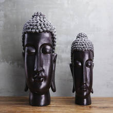 [Hht] estátua de buda shakyamuni, móveis de decoração, cabeça de buda grande, decoração, artesanato chinês em resina 2024 - compre barato