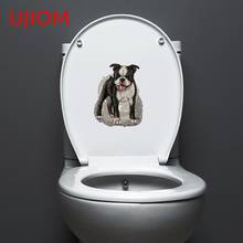 UJIOM Boston Terrier Dog Wall Decorations Living Room Wall Stickers Kitchen Toilet Decorative Decals Home Office Door Sticker 2024 - buy cheap