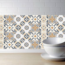 Pegatina de azulejo impermeable para baño y cocina, autoadhesivo Morroco, antisalpicaduras, decoración de ladrillo, 100x20cm 2024 - compra barato