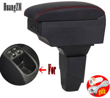 Reposabrazos central de cuero PU para coche, compartimento de almacenamiento, bandeja, portavasos, para Peugeot 206 206 + 207 Compact 2009-2012 2024 - compra barato