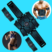 EMS-entrenador Abdominal para entrenamiento, equipo de Fitness, estimulador muscular, cinturón de masaje de brazos y vientre, con carga USB 2024 - compra barato