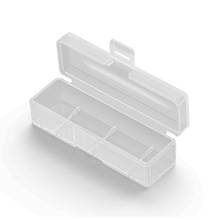 Masterfire-caixa organizadora para armazenamento de baterias de lítio 18650, 20 espaços, plástico rígido, 1x18650, recipiente com suporte para bateria 2024 - compre barato