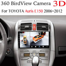Reproductor Multimedia para coche TOYOTA Auris E150, 2006 ~ 2012, navegación GPS, Radio, NAVI, CarPlay integrado, 360, BirdView 2024 - compra barato