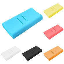 Moda colorido anti-deslizamento macio silicone capa protetora completa para xiao mi 2c 20000 mah saco de banco de potência acessórios 2024 - compre barato