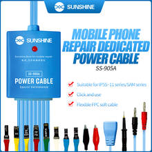 Sunshine SS-905A Батарея Питание загрузки Activatioe для iPhone6S 7G 7P 8G X XSMAX 11» бетонный завод для ремонта материнской платы кабель 2024 - купить недорого