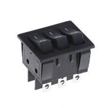 15A 250V 20A 125V AC AC ON-OFF KCD3 34*40 Big Rocker Switches Black Three-Way Switch 9 Pin 2 Position Multi-knife Single-throw 2024 - buy cheap