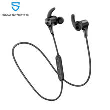 Беспроводные наушники SoundPEATS, Bluetooth 5,0, IPX6, магнитные беспроводные наушники-вкладыши, время работы 14 часов, APTX-HD CVC Q12 HD 2024 - купить недорого