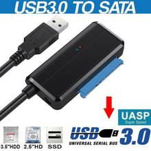 SATA к USB кабель 3,0 2,5/3,5 дюйма HDD SSD жесткий диск конвертер портативный линейный адаптер 2024 - купить недорого