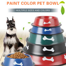 Dog Bowl Feeder Stainless Steel Round Cat Bowl Water Dispenser Dog Bowl Feeder Antiskid Feeder 2024 - buy cheap