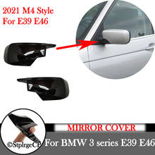 Cubierta de espejo retrovisor para coche BMW, cubierta de espejo retrovisor lateral de viaje, 2021, 1998, 1999, 2000, 2001, 2002, 2003-2005, accesorios, M4, E46, E39 2024 - compra barato