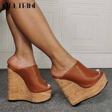 RIBETRINI-Sandalias con punta de plataforma abierta para mujer, zapatos de cuña alta, elegantes, estilo romano, 2021 2024 - compra barato