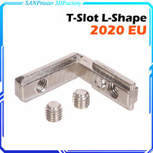 5/10/20pcs T-Slot L-Shape 2020 Aluminum Profile Internal Corner Joint Bracket Connector for 2020 Alu profile with m4 screw 2024 - buy cheap