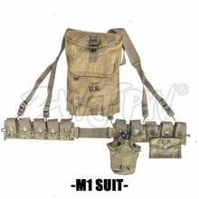 WWII US Army M-1923 Cartridge Collection 1943 M1928 Haversack Canteen Belt SET MILITARY EQUIPMENT COLLECTION WAR REENACTMENTS 2024 - buy cheap