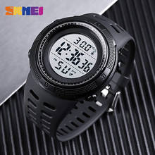 SKMEI-relojes deportivos con alarma LED para Hombre, pulsera Digital con rastreador de temperatura ambiental corporal 2024 - compra barato