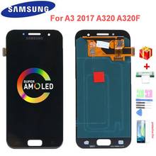 Original 4.7" AMOLED A320 LCD Display For Samsung Galaxy A3 2017 A320F A320M SM-A320F Display Touch Screen Digitizer Assembly 2024 - buy cheap