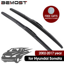 BEMOST-escobillas de limpiaparabrisas para Hyundai Sonata ,2002, 2004, 2005, 2006, 2007, 2008, 2009, 2010, 2011, 2012, 2013, 2014, 2015, 2016, estilismo 2024 - compra barato
