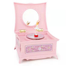 Love Girls Musical Jewelry Boxes Ballerina Hand Crank Carousel Music Box Gramophone Bride And Groom Wedding Birthday Gifts 2024 - buy cheap